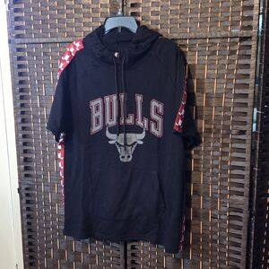 NBA Black Jacket with Red and Blue Logo